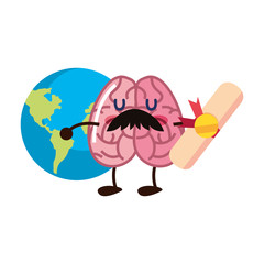 brain cartoon education