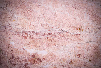 natural pink marble texture with vignette. background, geological.