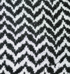 abstract black and white arabic style fabric textile. background, texture.