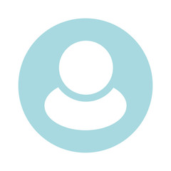 user silhouette isolated icon