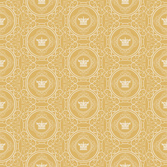 Decorative pattern wallpaper, texture retro background