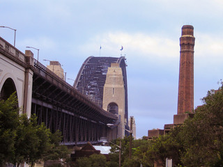 Fototapeta premium Sydney Harbour Bridge. Australia Cityscape Image