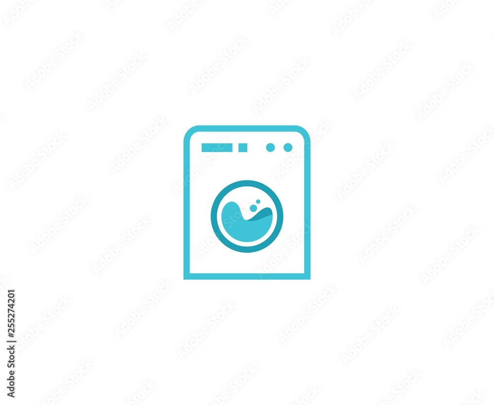 Sticker Washing machine logo