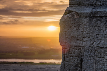 sunset from rivington pike