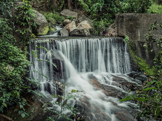 Waterfall in forest