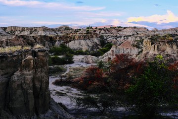 Fototapeta na wymiar Scenic view of a Canyon in the Tatacoa Desert, desierto de la tatacoa Colombia