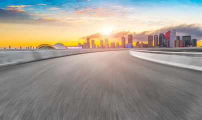 Urban Road, Highway and Construction Skyline..