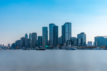 Lujiazui high-rise on the banks of the Huangpu River