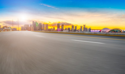 Urban Road, Highway and Construction Skyline..