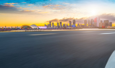 Urban Road, Highway and Construction Skyline..