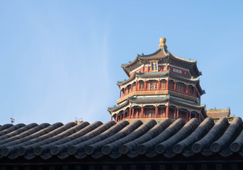 Traditional Chinese Architecture, Summer Palace in Beijing.