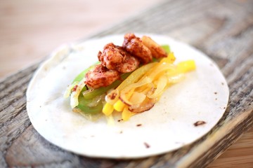 Shrimp Taco Made Fresh