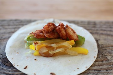 Shrimp Taco Made Fresh