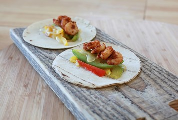 Shrimp Taco Made Fresh