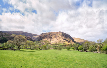 Beautiful panoramic landscape in Kenmare