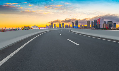 Urban Road, Highway and Construction Skyline..