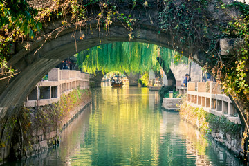 The ancient town of Zhouzhuang, the hometown of water