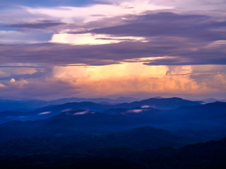 Fototapeta premium Mountain and sky background