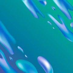 Fluid gradient wallpaper design