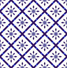 Fototapeta premium seamless tile pattern decor