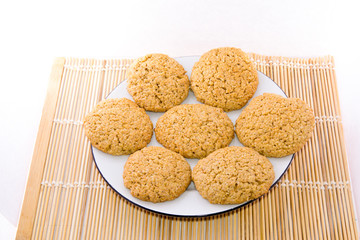 cookies on a plate
