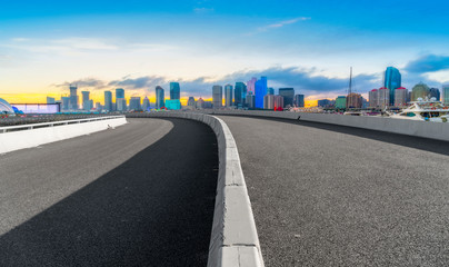 Urban Road, Highway and Construction Skyline..