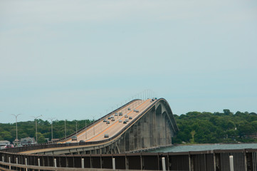 Fototapeta na wymiar Jamestown Verrazzano Bridge - Rhode Island