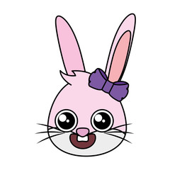 Obraz premium beautiful rabbit female easter character