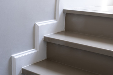 apartment with wooden staircase