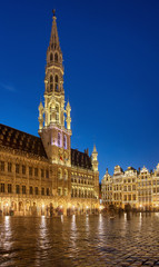 Fototapeta na wymiar Brussels Town Hall