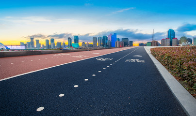 Urban Road, Highway and Construction Skyline..