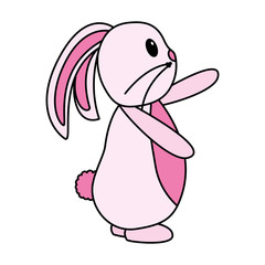 cute rabbit cartoon