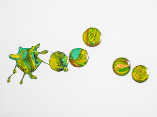 Yellow Paint Splash