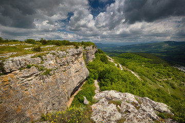 Nature: Mountains and Sky Clouds