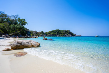 beautiful clear water at Boulder island