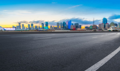 Urban Road, Highway and Construction Skyline..