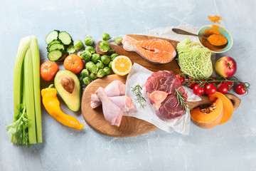 Various Paleo diet products