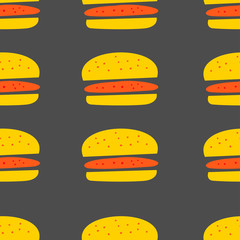 Sandwich vector seamless pattern