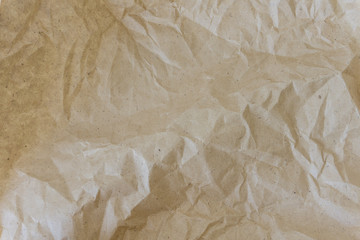 neutral craft paper crumpled. textural background