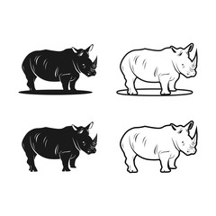 black rhinoceros logo
