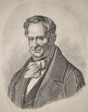 Alexander von Humboldt - Illustration from 1848