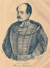 Ban of Croatia, Joseph Jelačić von Bužim - Illustration from 1848 - 255306614