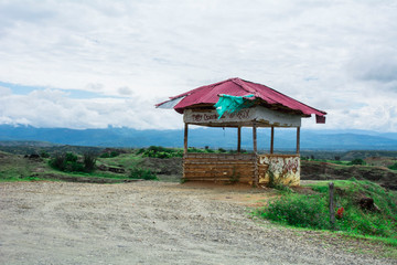 gazebo on the beach