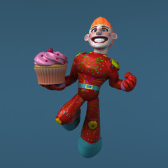 Mexican hero - 3D Illustration