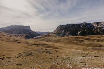Wonderful view to mountains in the national park Durmitor in Montenegro, Balkans. Europe. Beauty world. - Image.