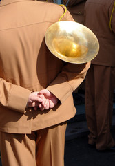 The musician and his copper horn