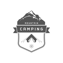 Mountain Camping Logotype.