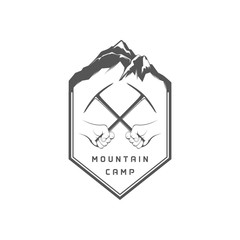 Mountain Camping Logotype.