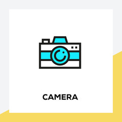 CAMERA LINE ICON SET