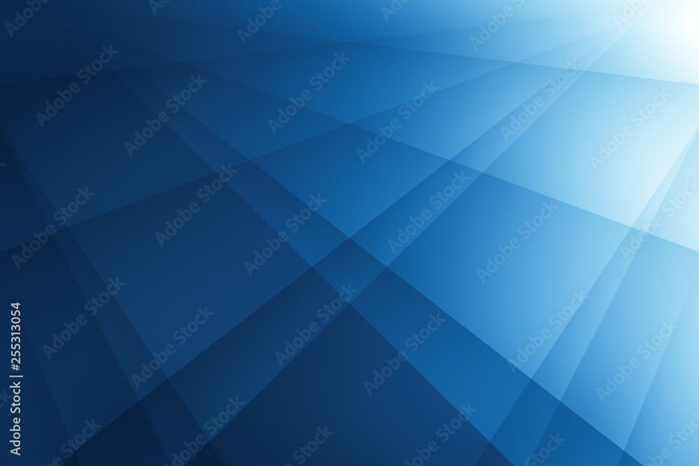 Canvas Prints abstract blue background with geometric lines. illustration technology design